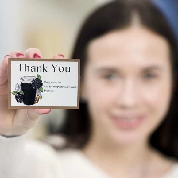 Business Insert Card, Business Thank you, Packaging insert, Thank you packaging - Picture 2 of 12